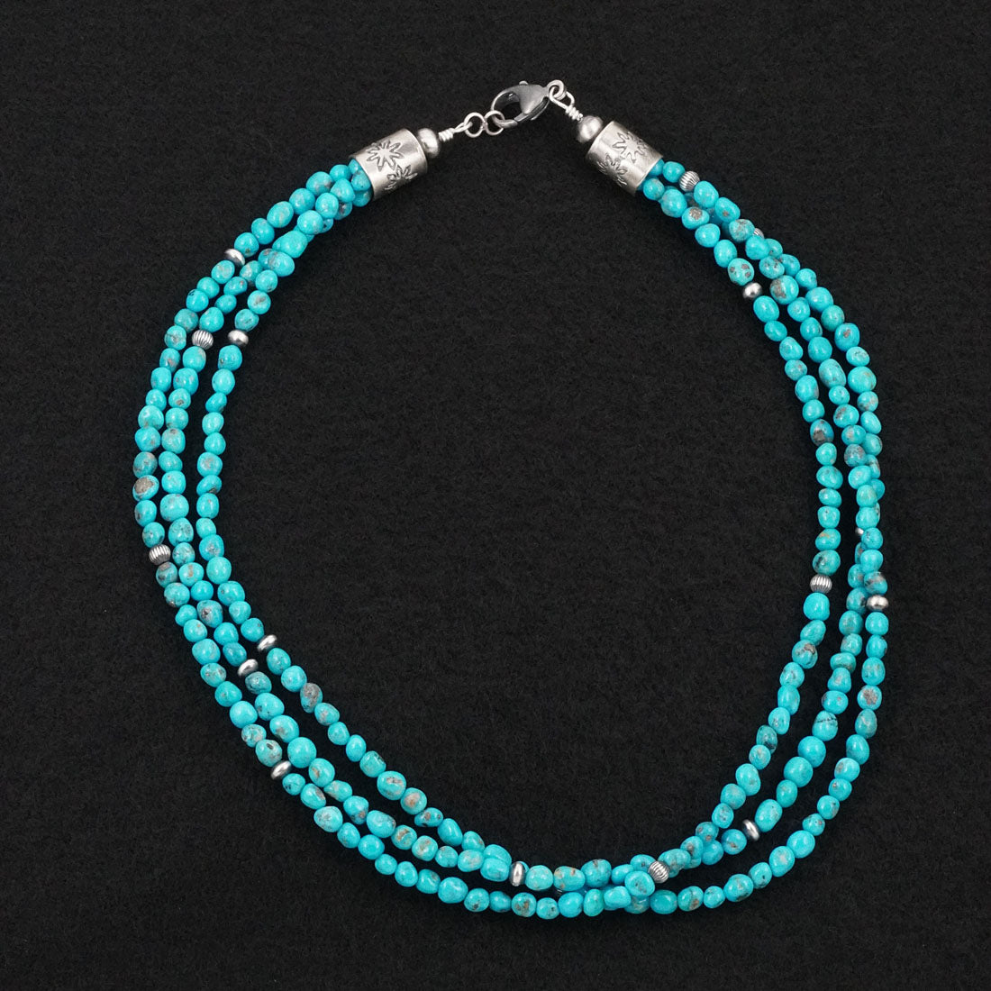 Theresa Skeets Turquoise & Sterling Silver Necklace