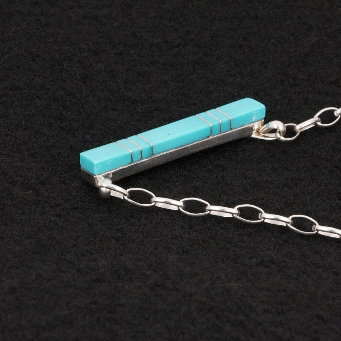 MaDerral Kallewstewa Turquoise & Sterling Silver Necklace
