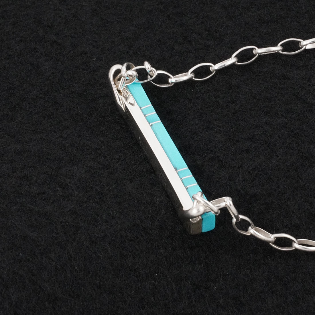 MaDerral Kallewstewa Turquoise & Sterling Silver Necklace