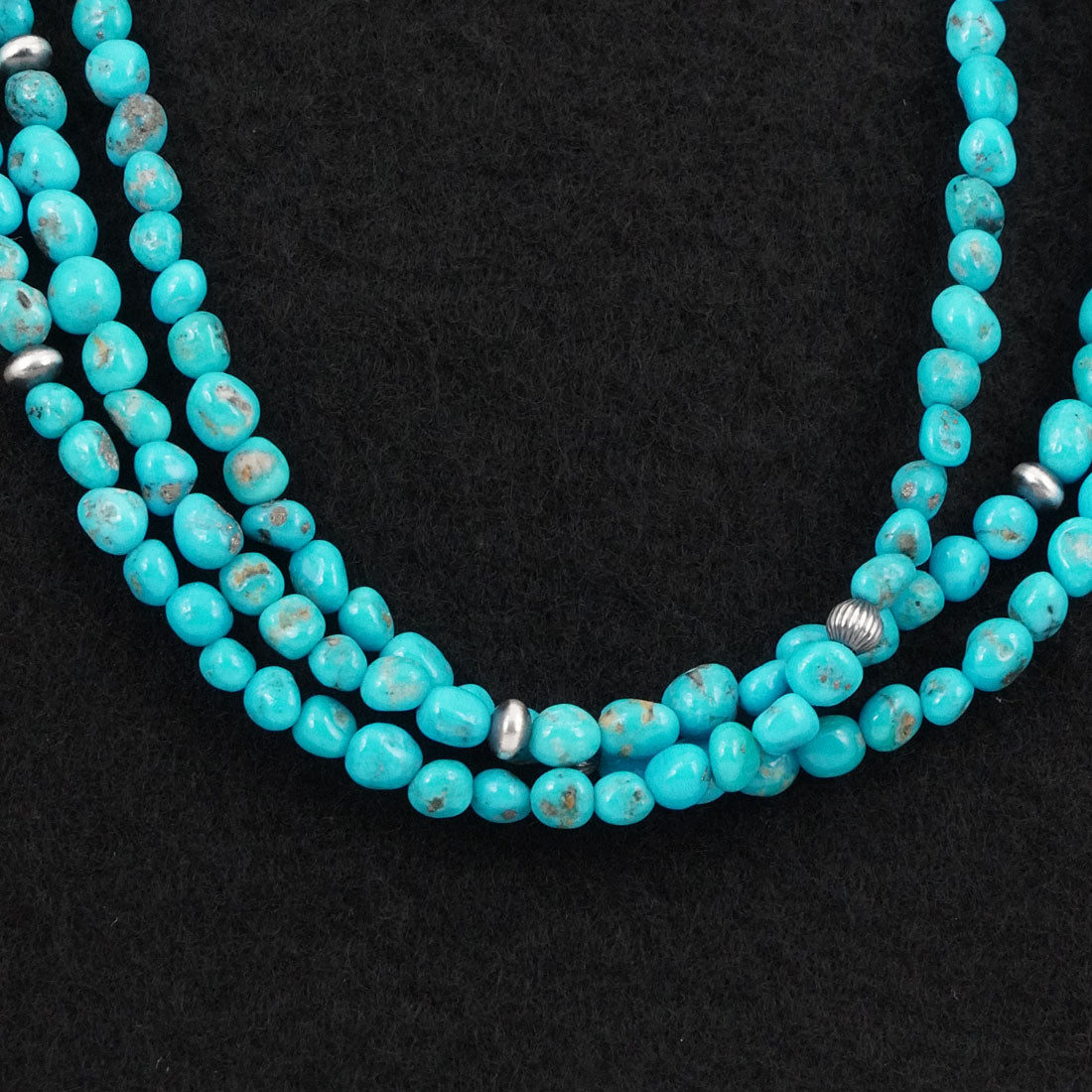 Theresa Skeets Turquoise & Sterling Silver Necklace