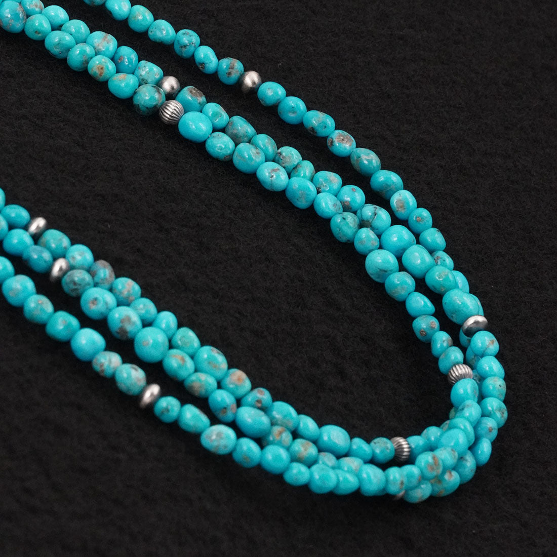 Theresa Skeets Turquoise & Sterling Silver Necklace