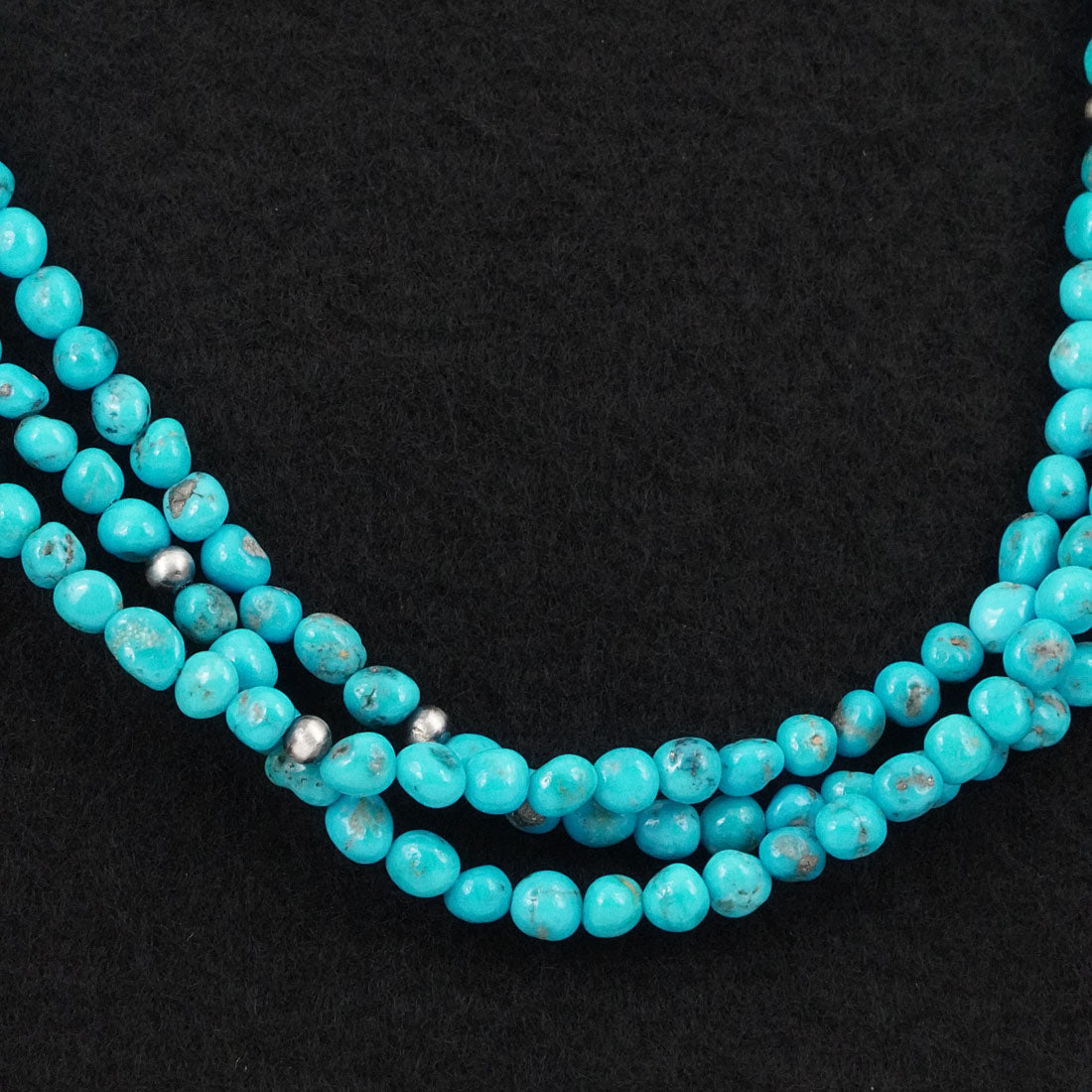 Theresa Skeets Turquoise & Sterling Silver Necklace