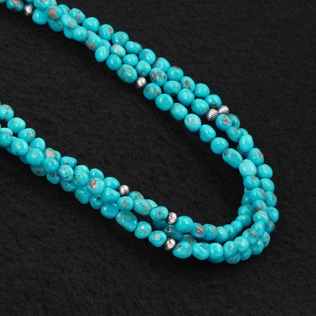 Theresa Skeets Turquoise & Sterling Silver Necklace
