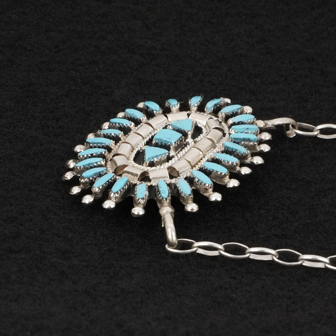 Evonne Hustito Turquoise & Sterling Silver Necklace
