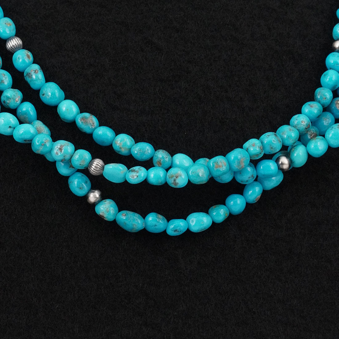 Theresa Skeets Turquoise & Sterling Silver Necklace