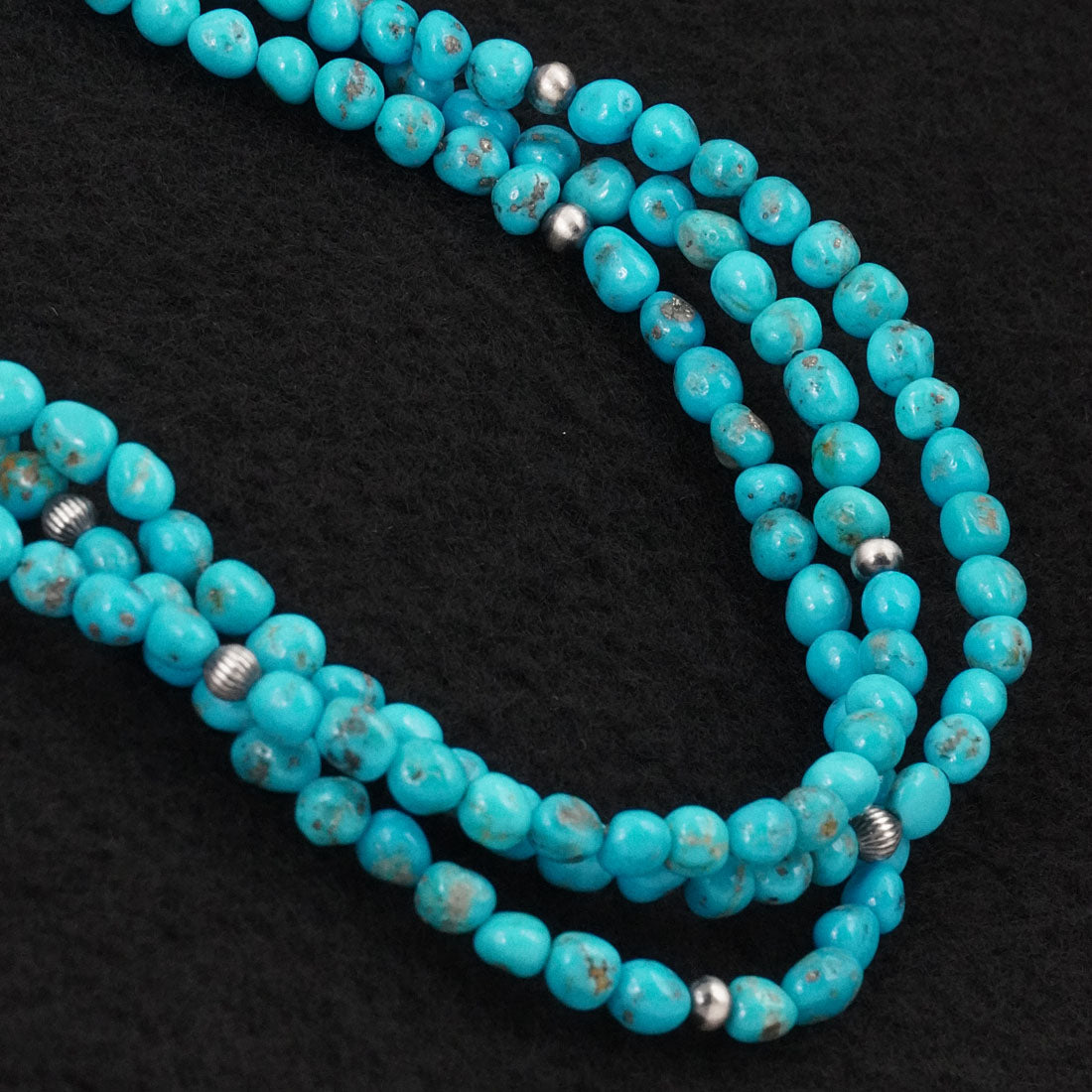 Theresa Skeets Turquoise & Sterling Silver Necklace