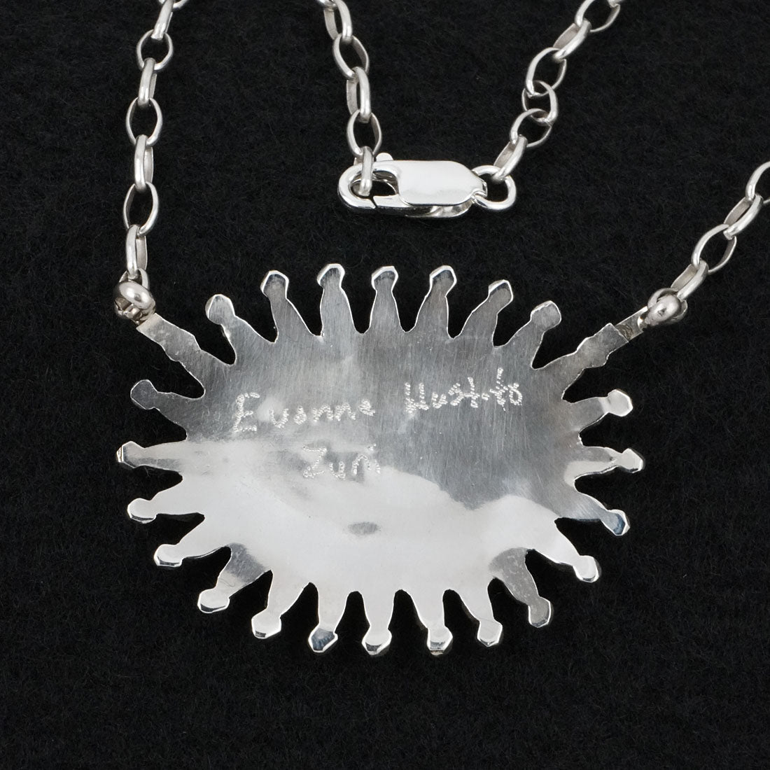 Evonne Hustito Turquoise & Sterling Silver Necklace