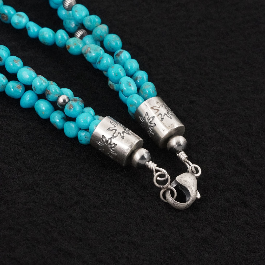 Theresa Skeets Turquoise & Sterling Silver Necklace