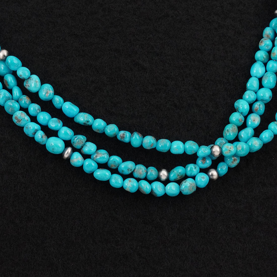 Theresa Skeets Turquoise & Sterling Silver Necklace