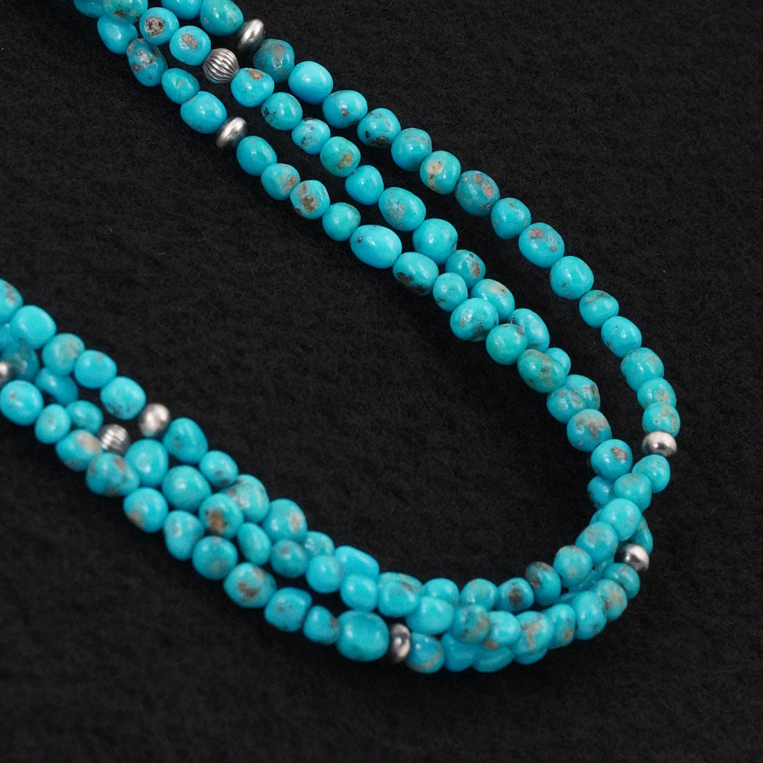 Theresa Skeets Turquoise & Sterling Silver Necklace