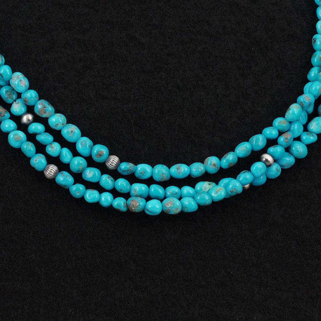Theresa Skeets Turquoise & Sterling Silver Necklace