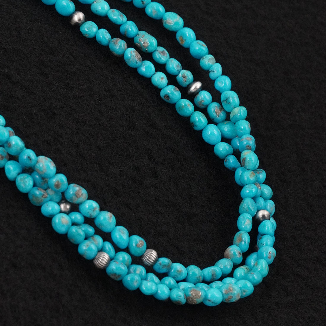 Theresa Skeets Turquoise & Sterling Silver Necklace