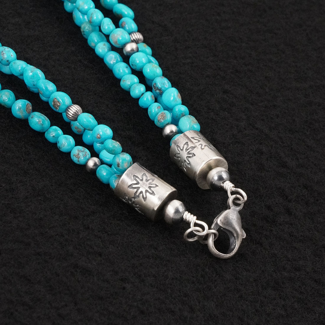 Theresa Skeets Turquoise & Sterling Silver Necklace