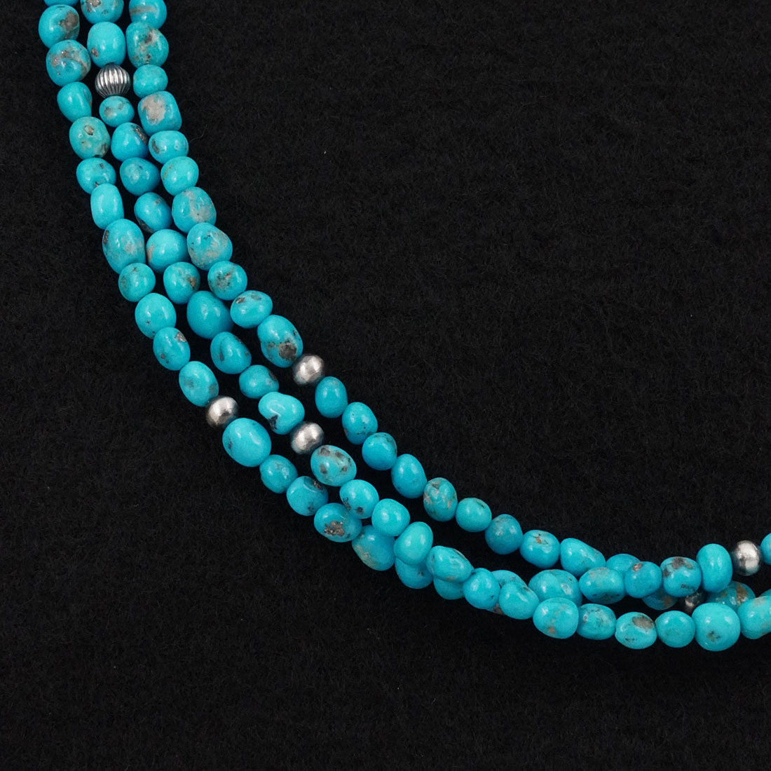 Theresa Skeets Turquoise & Sterling Silver Necklace
