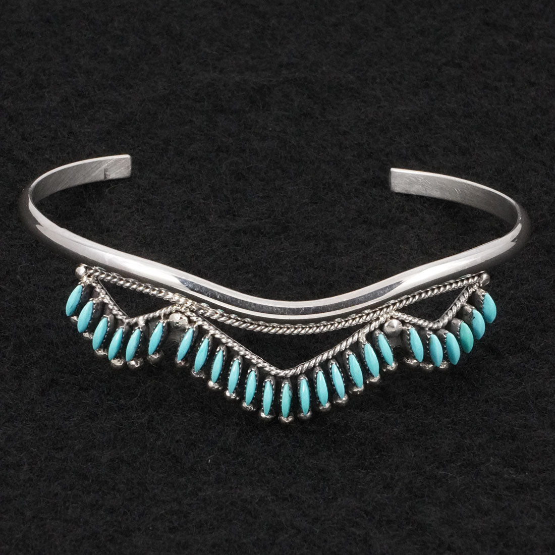 Stewart Nakatwewa Turquoise & Sterling Silver Necklace Set