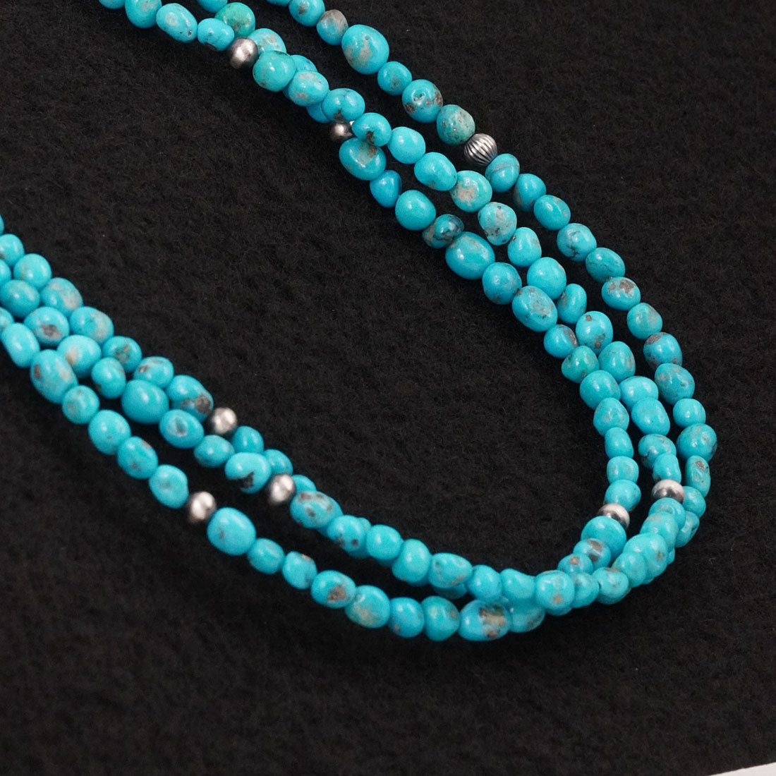 Theresa Skeets Turquoise & Sterling Silver Necklace