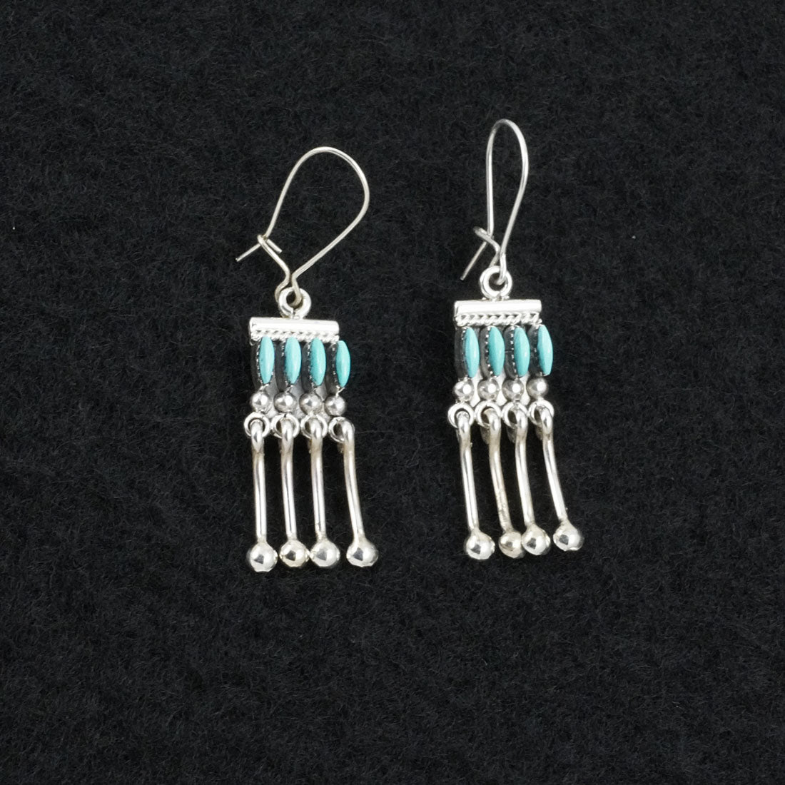 Stewart Nakatwewa Turquoise & Sterling Silver Necklace Set