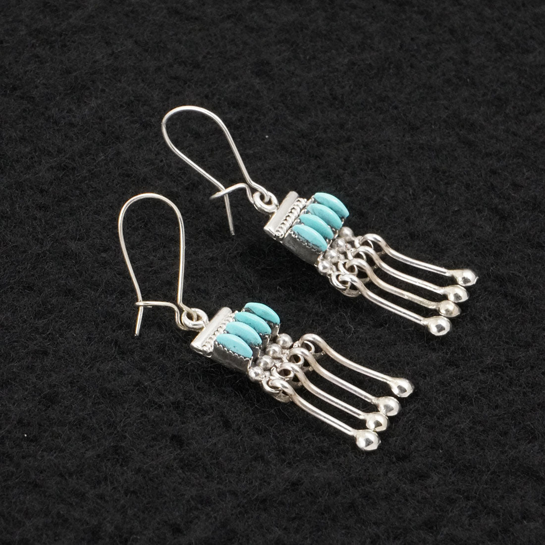 Stewart Nakatwewa Turquoise & Sterling Silver Necklace Set