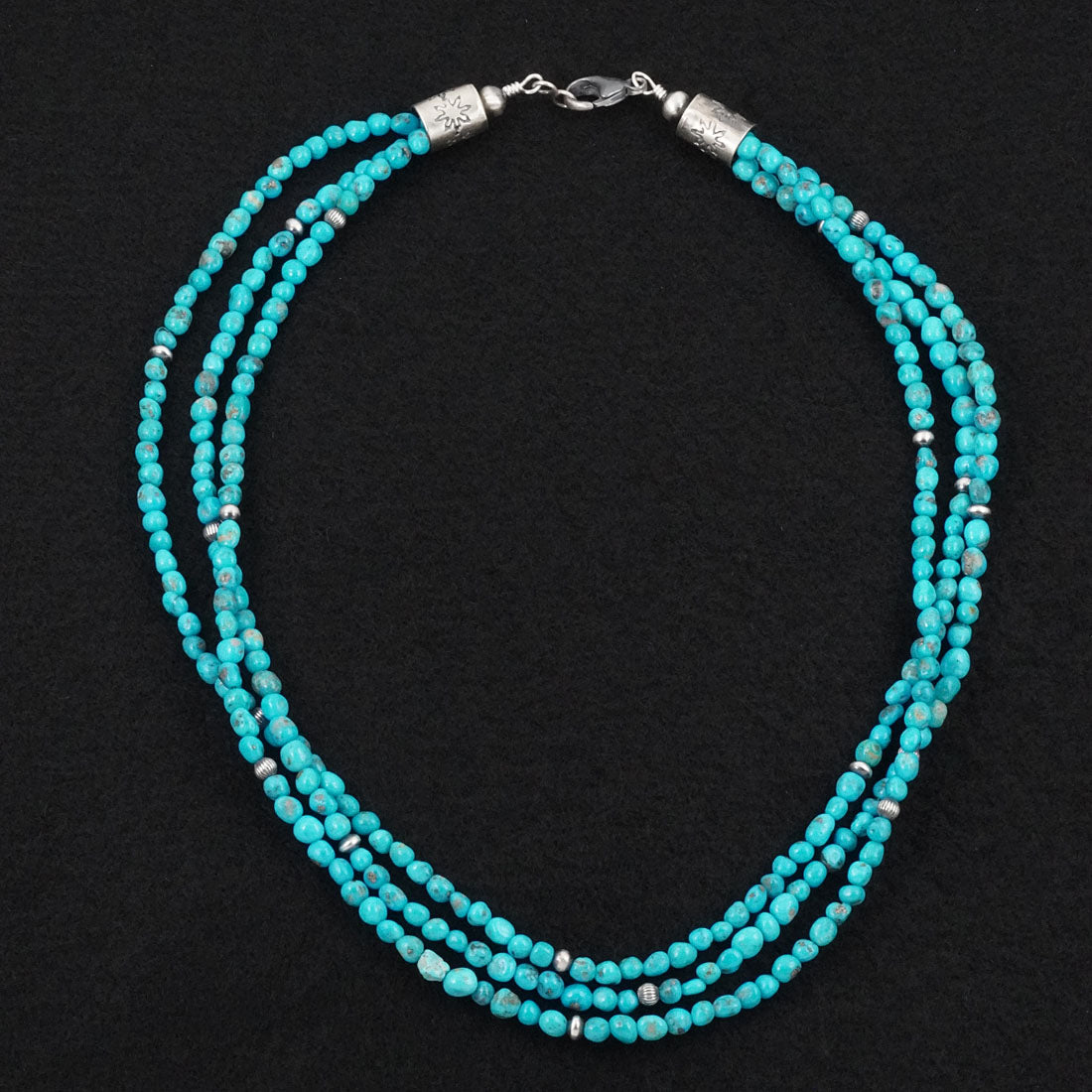 Theresa Skeets Turquoise & Sterling Silver Necklace
