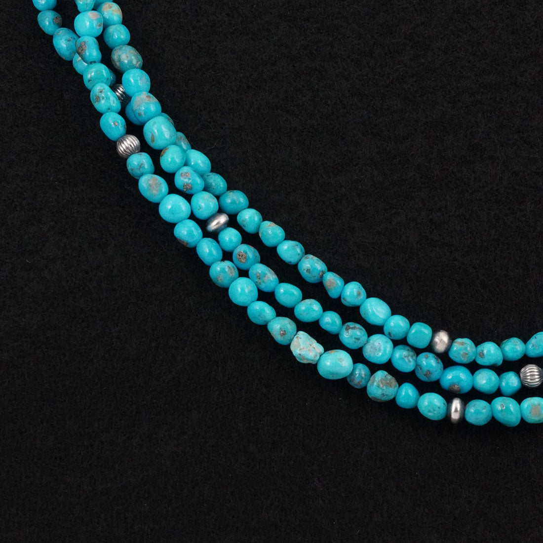 Theresa Skeets Turquoise & Sterling Silver Necklace