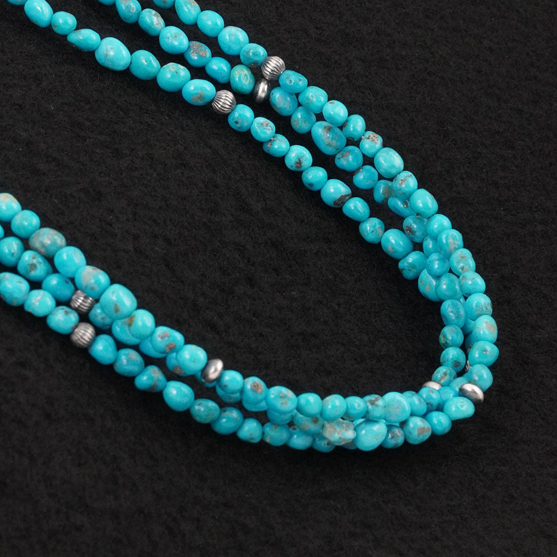 Theresa Skeets Turquoise & Sterling Silver Necklace