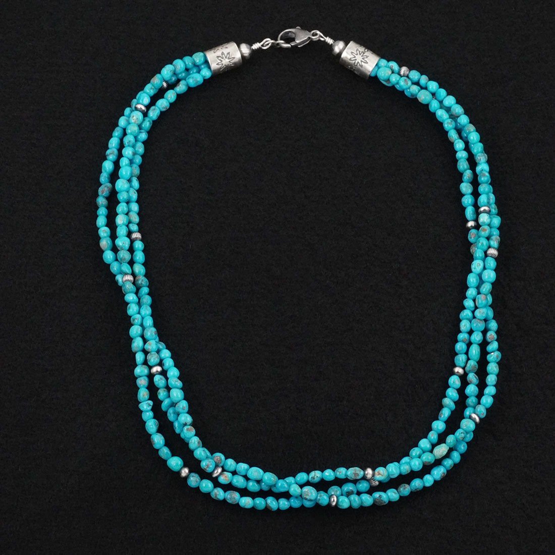 Theresa Skeets Turquoise & Sterling Silver Necklace