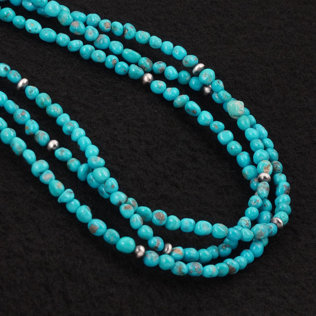 Theresa Skeets Turquoise & Sterling Silver Necklace