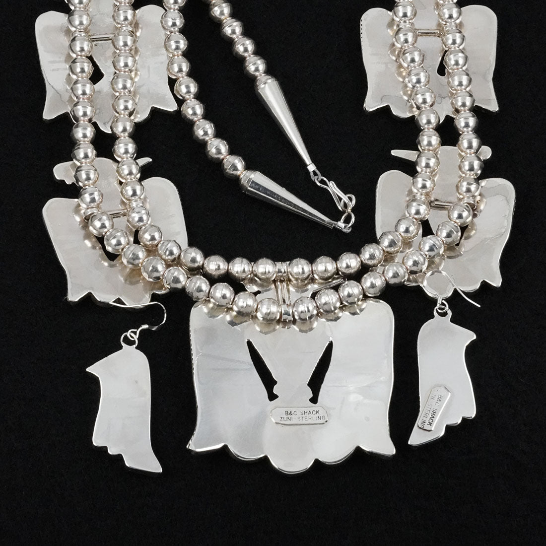 Corraine Shack Multi-Stone & Sterling Silver Necklace Set