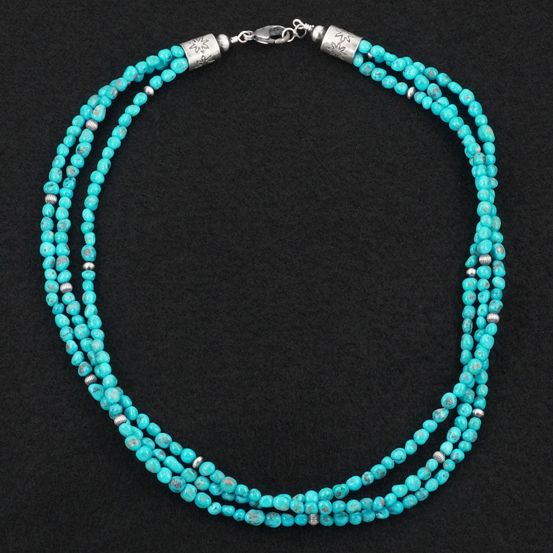 Theresa Skeets Turquoise & Sterling Silver Necklace