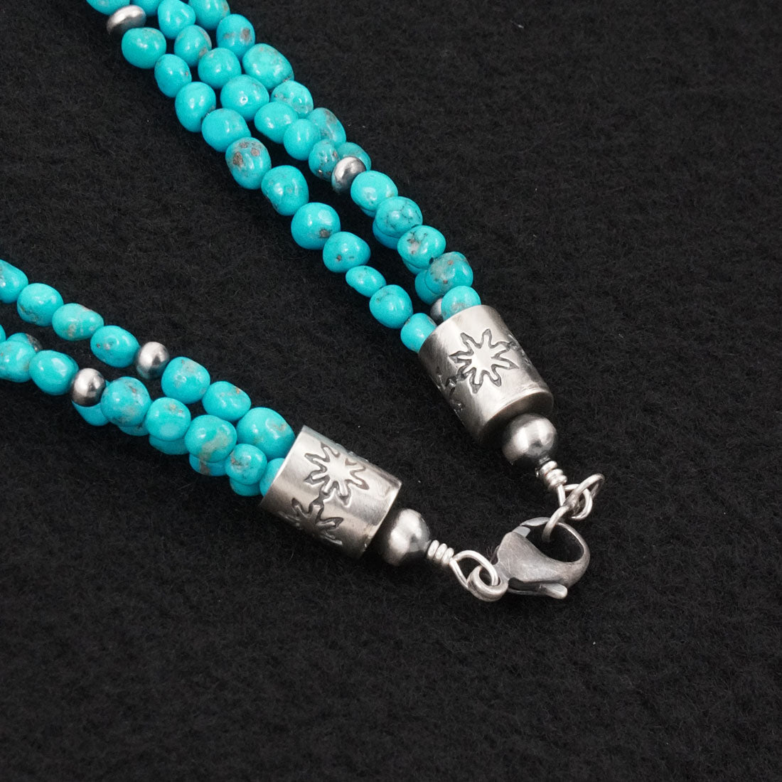 Theresa Skeets Turquoise & Sterling Silver Necklace