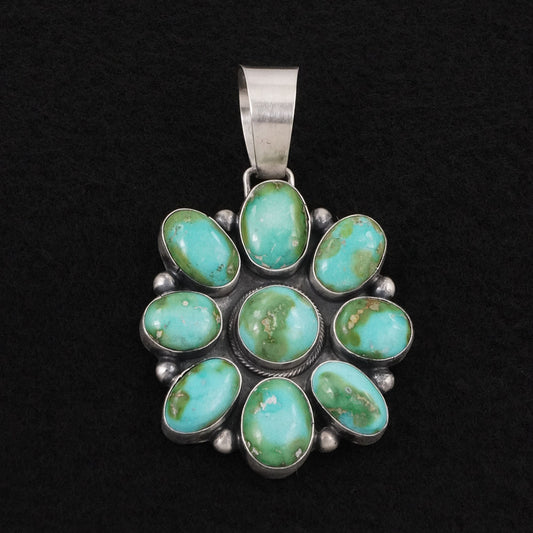 Bobby Johnson Turquoise & Sterling Silver Pendant