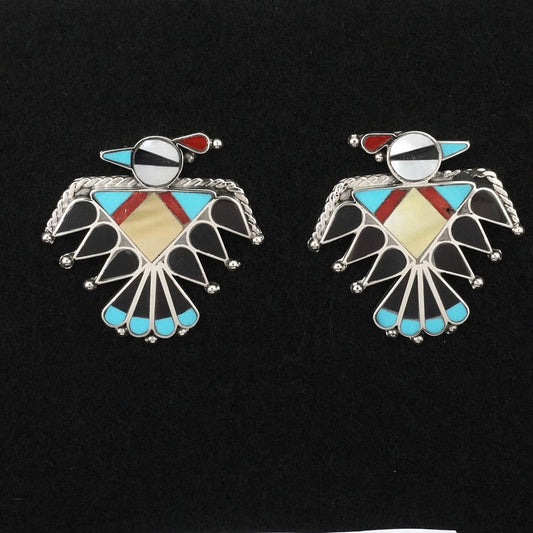 Adrian Wallace Multi-Stone & Sterling Silver Earrings