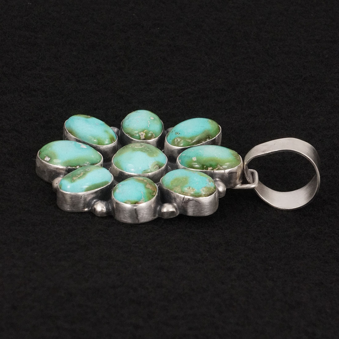 Bobby Johnson Turquoise & Sterling Silver Pendant