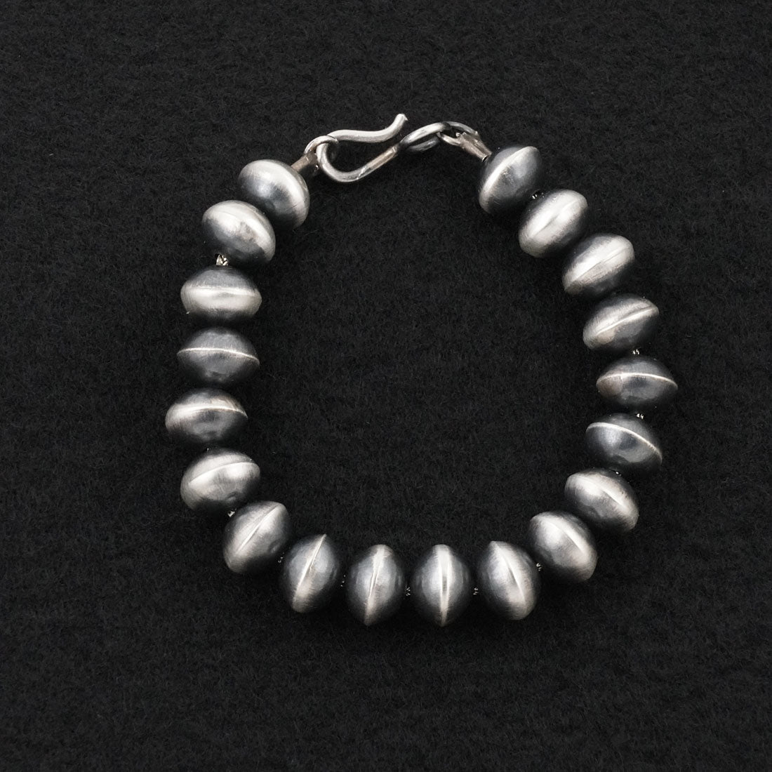 Presley Haley & Sterling Silver Navajo Pearl Bracelet