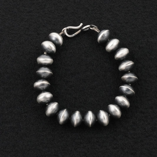 Presley Haley & Sterling Silver Navajo Pearl Bracelet