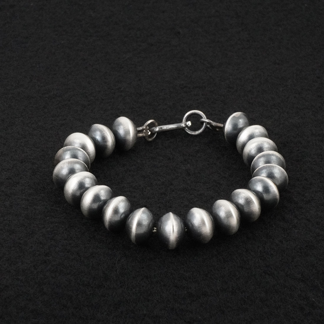Presley Haley & Sterling Silver Navajo Pearl Bracelet