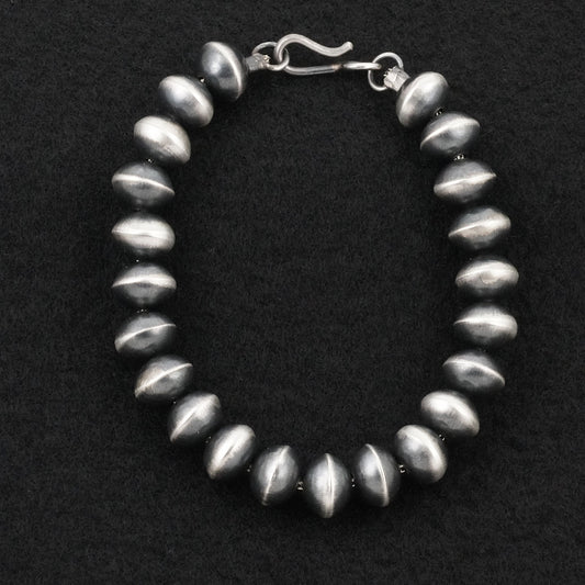Presley Haley & Sterling Silver Navajo Pearl Bracelet