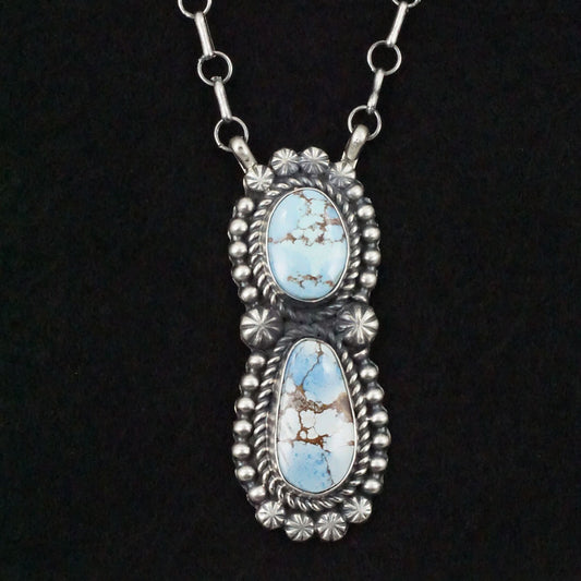 Jeff James Turquoise & Sterling Silver Necklace