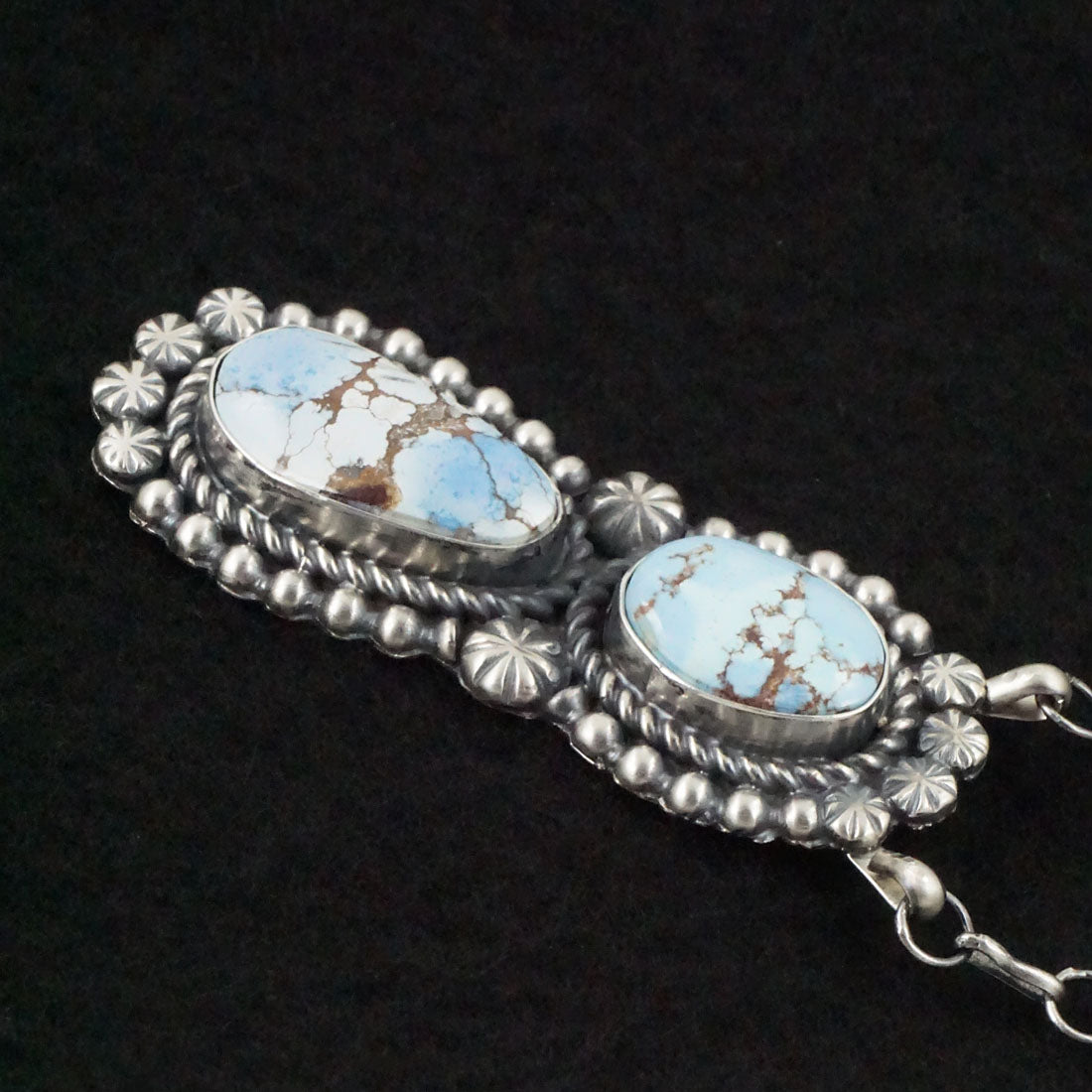 Jeff James Turquoise & Sterling Silver Necklace