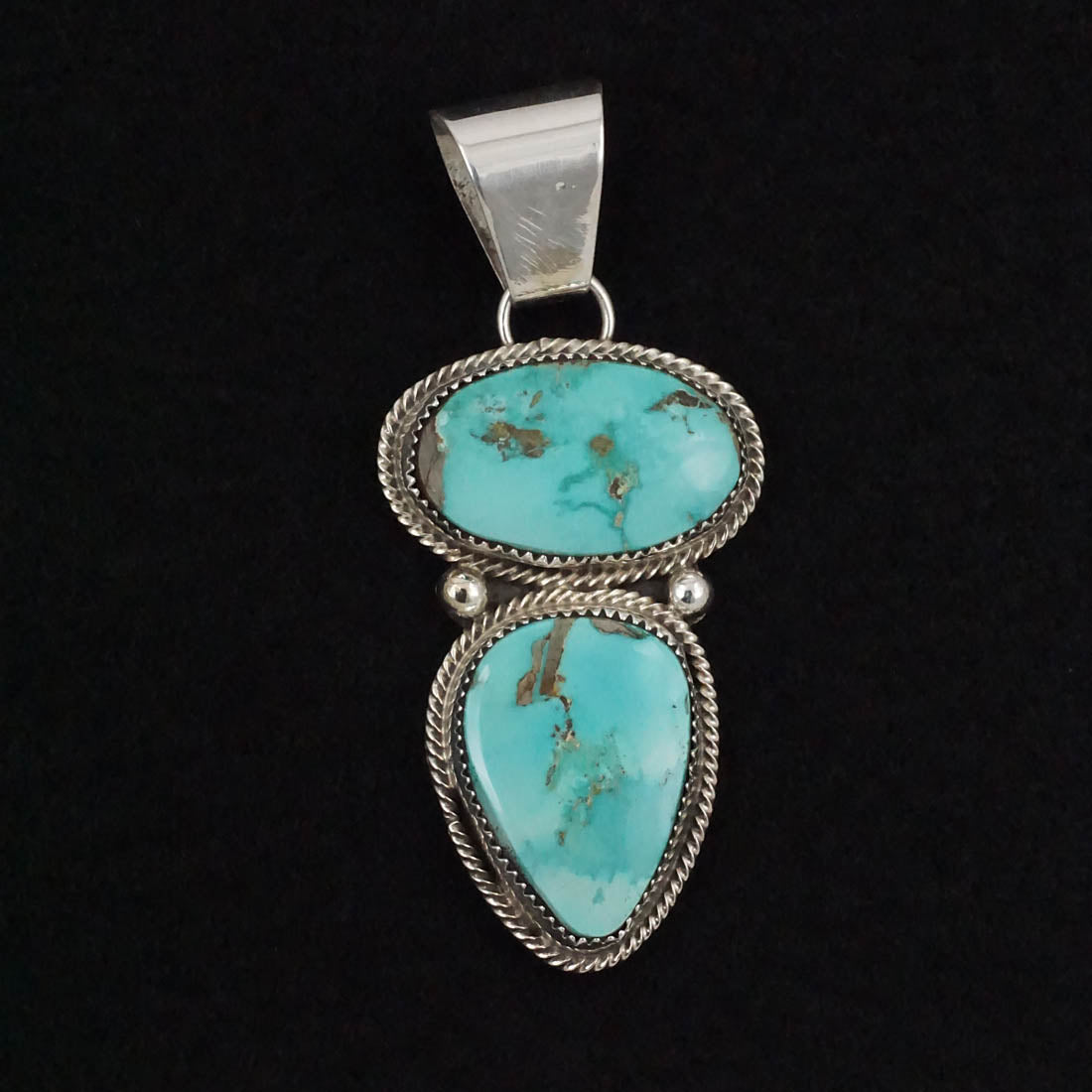 Eunise Wilson Turquoise & Sterling Silver Pendant