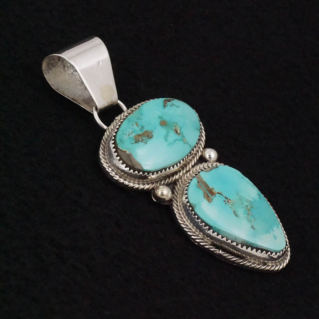 Eunise Wilson Turquoise & Sterling Silver Pendant