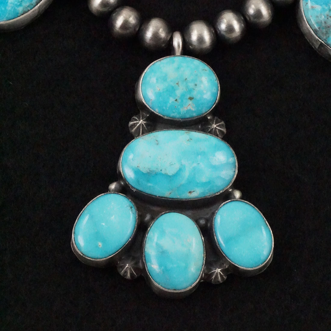 Darrin Livingston Turquoise & Sterling Silver Necklace Set