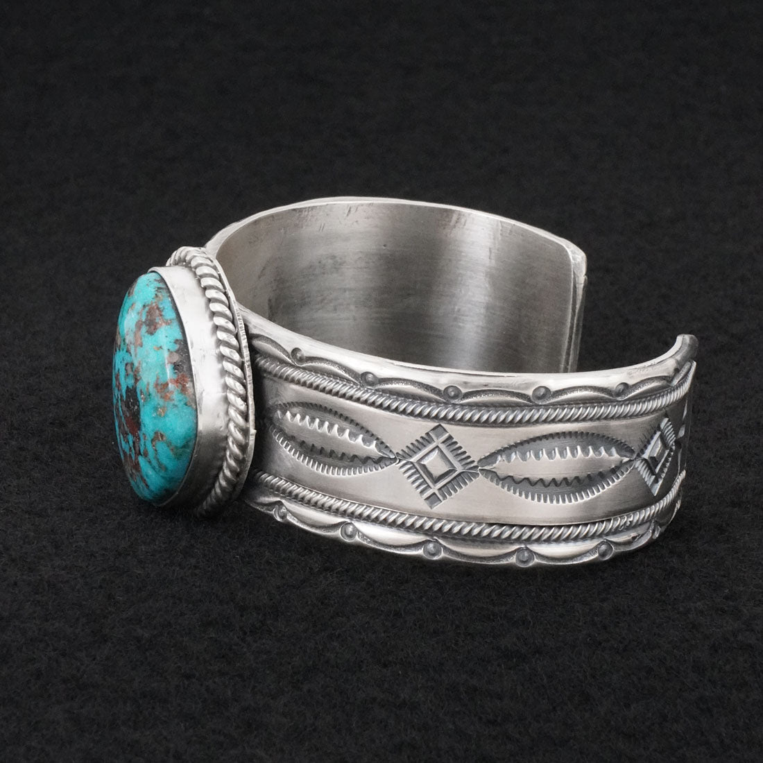 Michael Calladitto Turquoise & Sterling Silver Bracelet