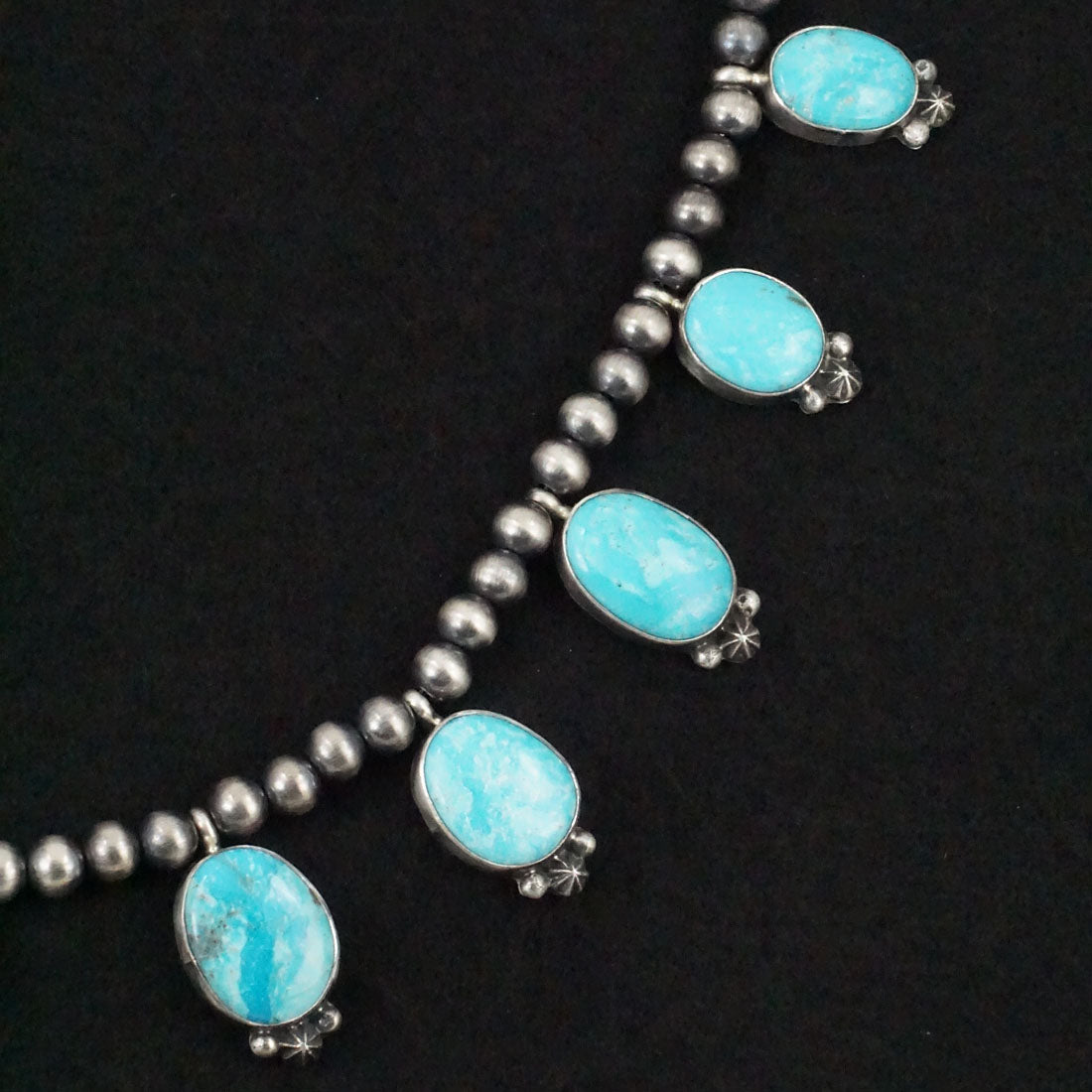 Darrin Livingston Turquoise & Sterling Silver Necklace Set