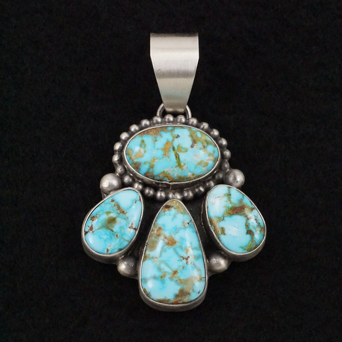 Kathleen Livingston Turquoise & Sterling Silver Pendant