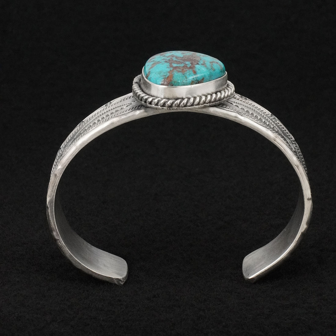 Michael Calladitto Turquoise & Sterling Silver Bracelet