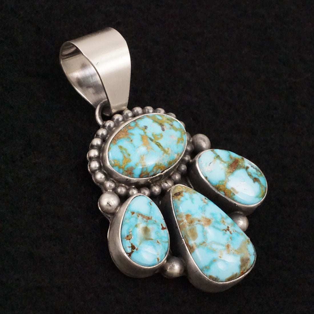 Kathleen Livingston Turquoise & Sterling Silver Pendant