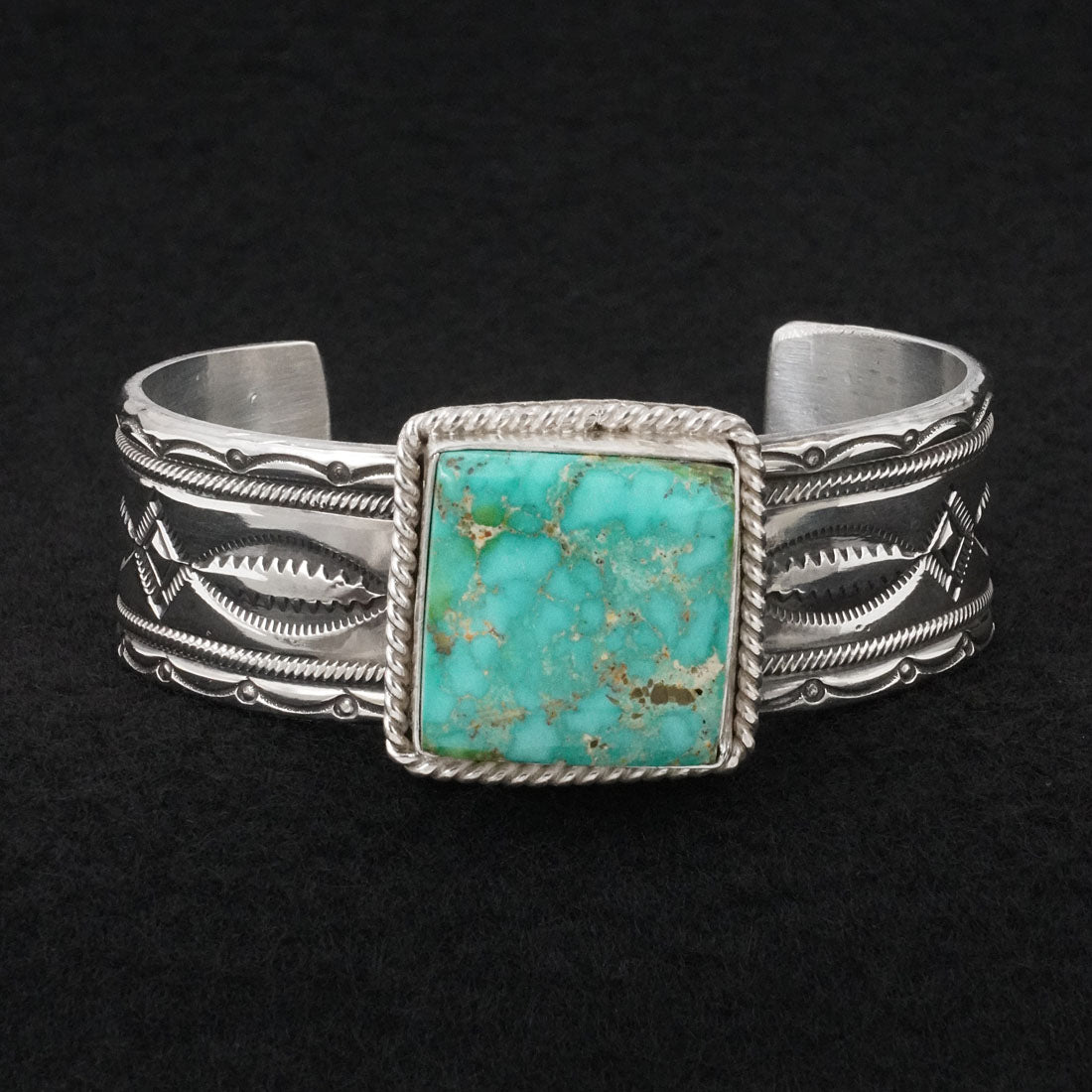 Michael Calladitto Turquoise & Sterling Silver Bracelet