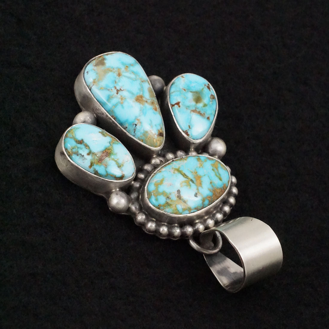 Kathleen Livingston Turquoise & Sterling Silver Pendant