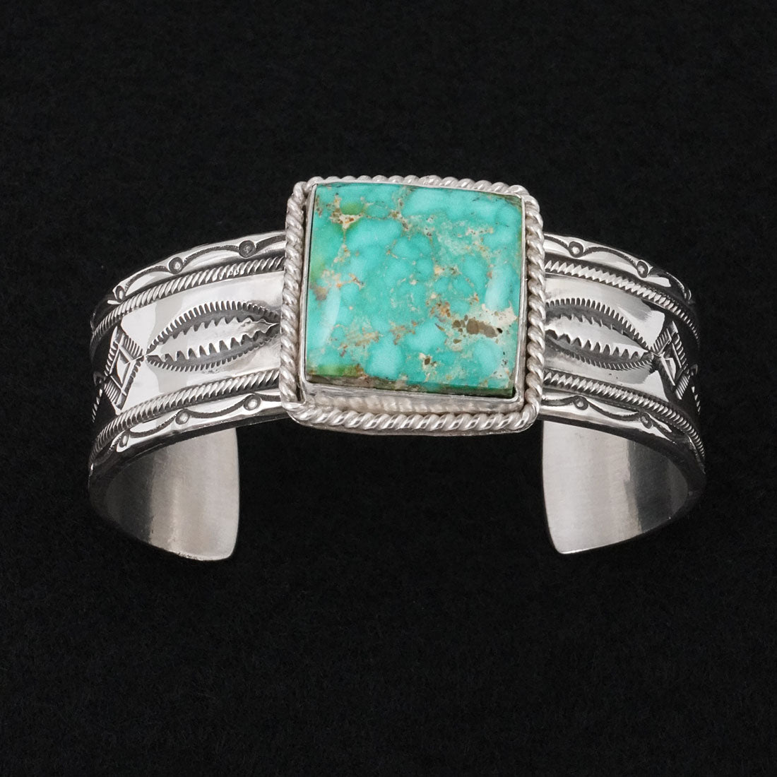 Michael Calladitto Turquoise & Sterling Silver Bracelet